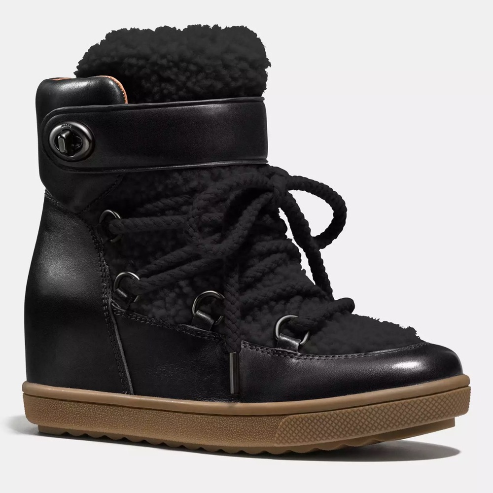 Coach Women’s Monroe Shearling Bootie